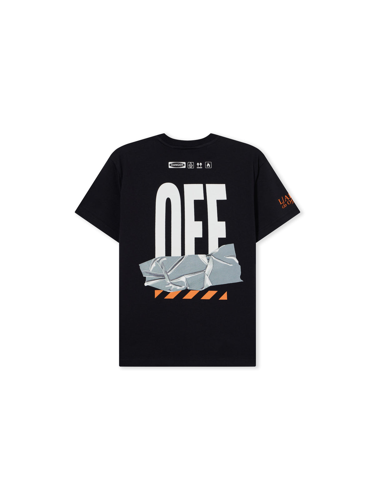 LAB L/AB Off Active Duct Tape T-Shirt Black 25OLFJB11F