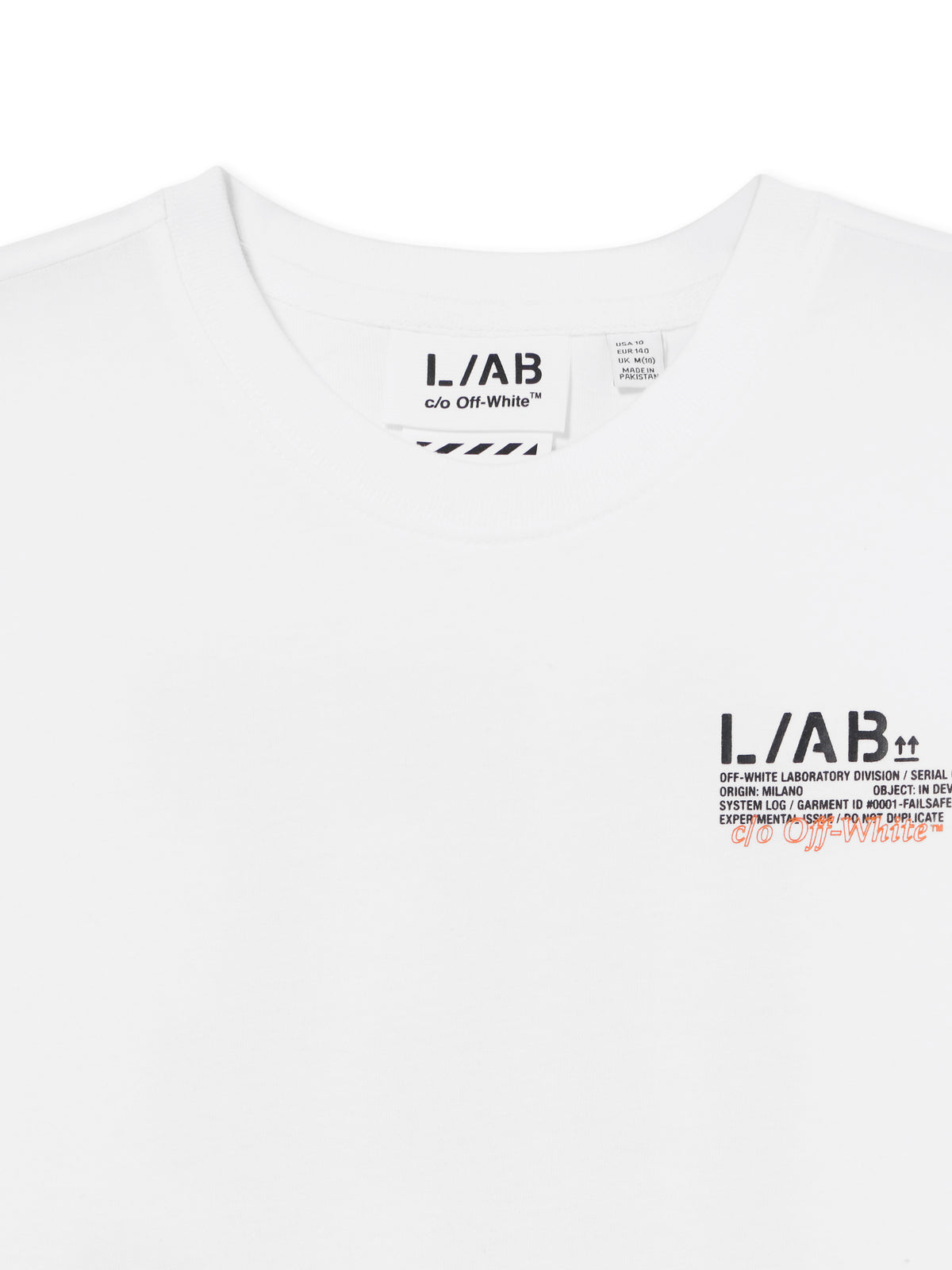 LAB L/AB Off Active Duct Tape T-Shirt White 25OLFJB11F
