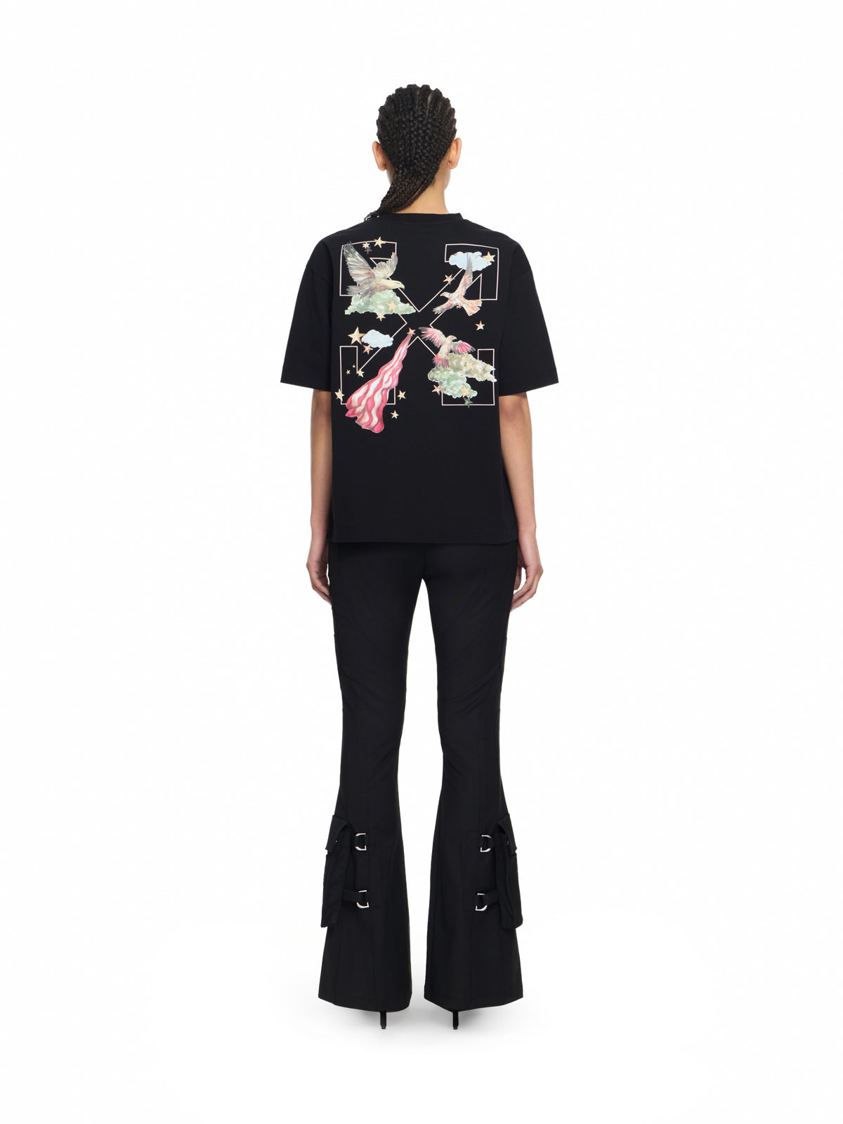 OFF WHITE Dream Arrow Skate T-shirt Black Mayfly 29A00302T