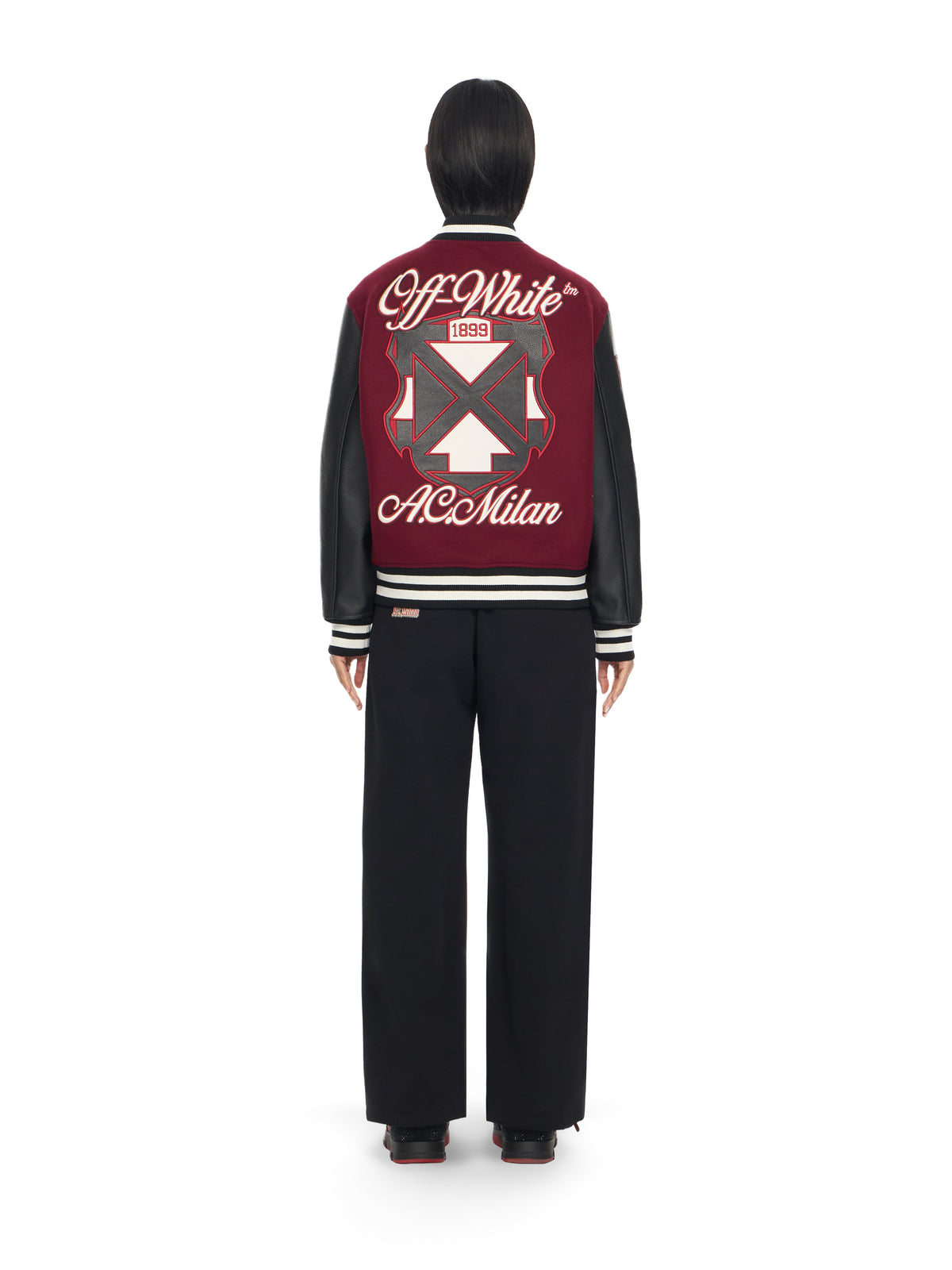 OFF WHITE Off-White™ c/o AC Milan Varsity Jacket Black-No Color 29G00568T