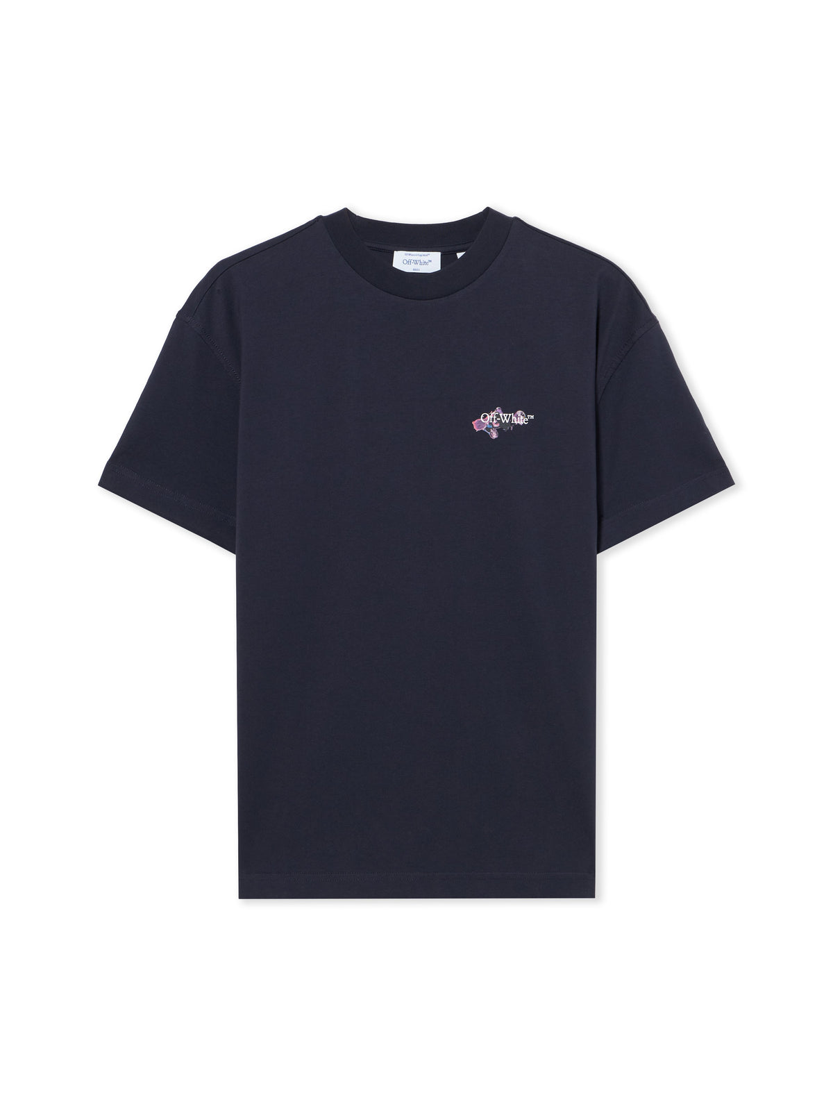 OFF WHITE Dripped Watercolor Arrow T-Shirt Night Sky-White 2AA089S26JER006