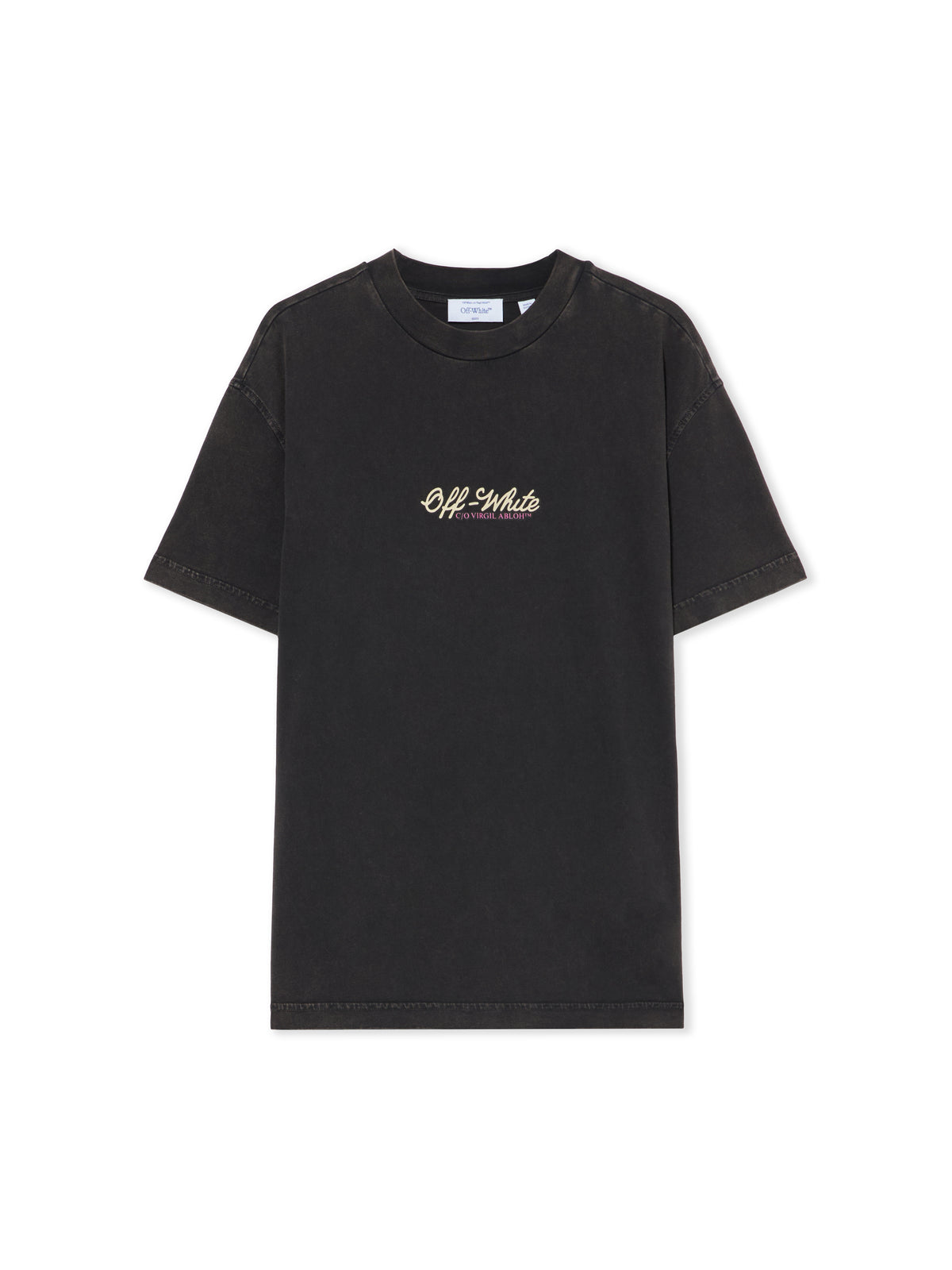 OFF WHITE Royal Jewels T-shirt Marble Black-Lemon Icing 2AA089S26JER008
