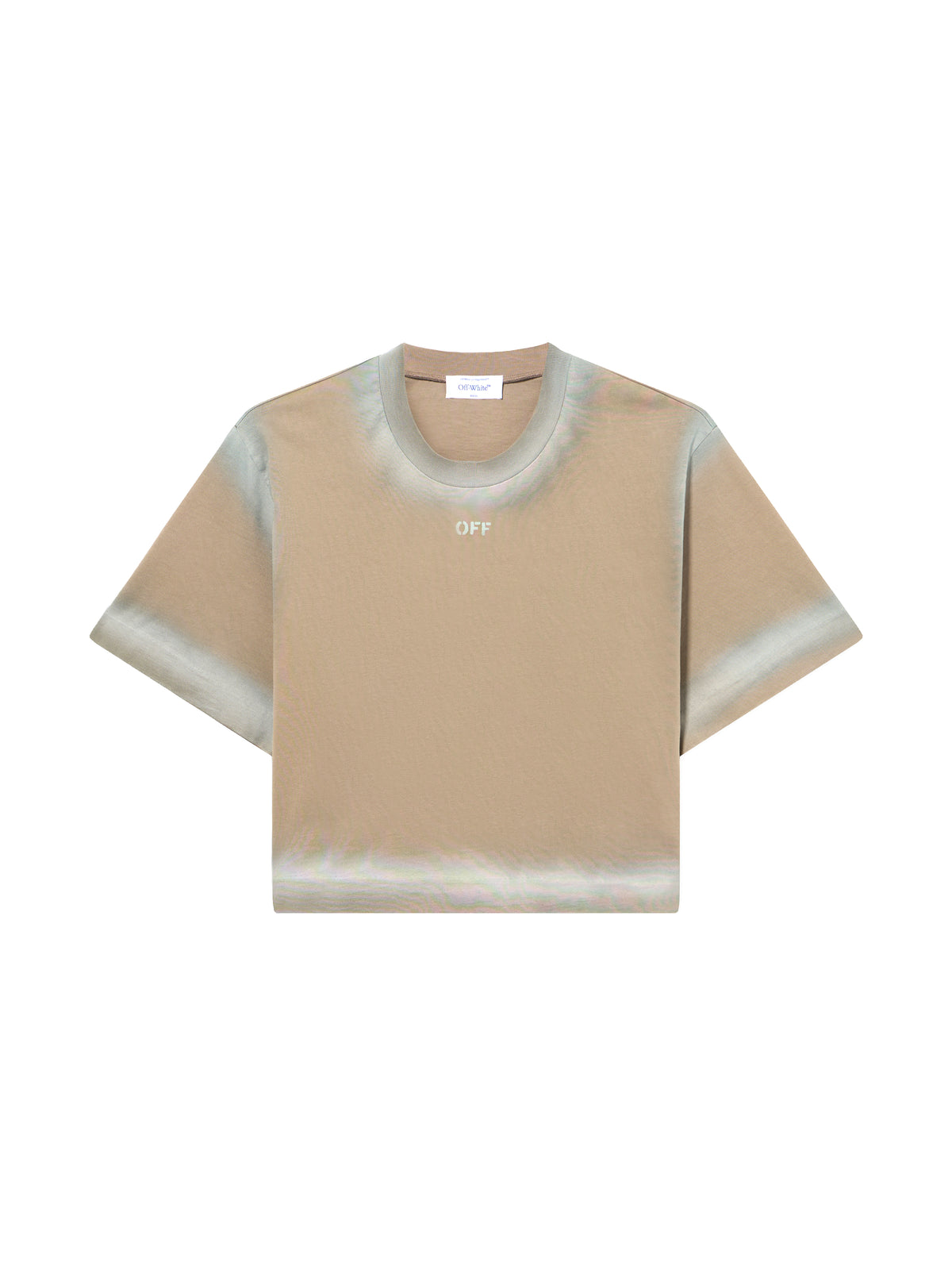 OFF WHITE Spray Off Stamp Crop T-shirt Fungi-Surf Spray 2AA090S26JER004