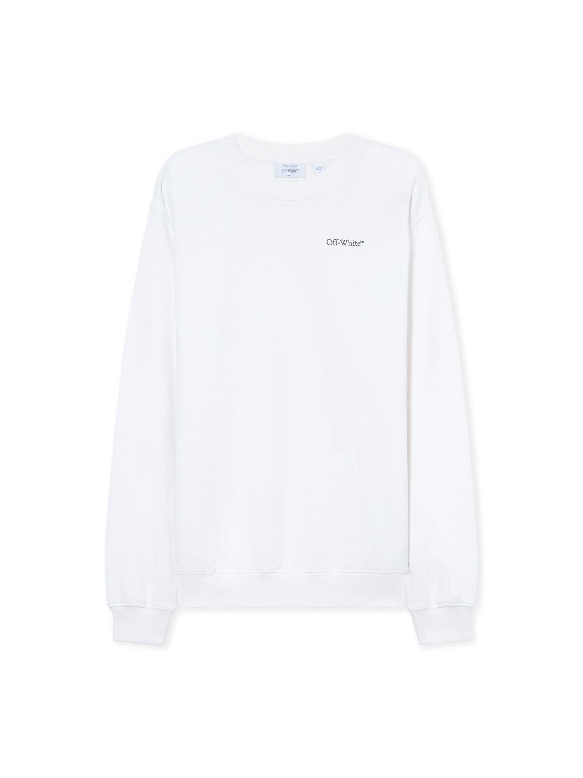 OFF WHITE Arrow Glowing Flower Sweatshirt White-Night Sky 2BA055S26FLE002