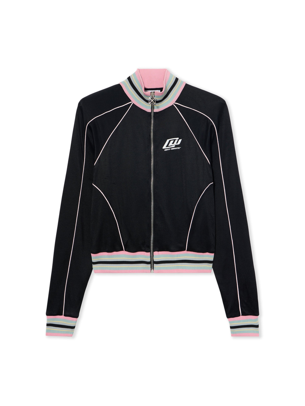 OFF WHITE Fluid Track OW Fitted Jacket Black-White 2BD00BS26JER001