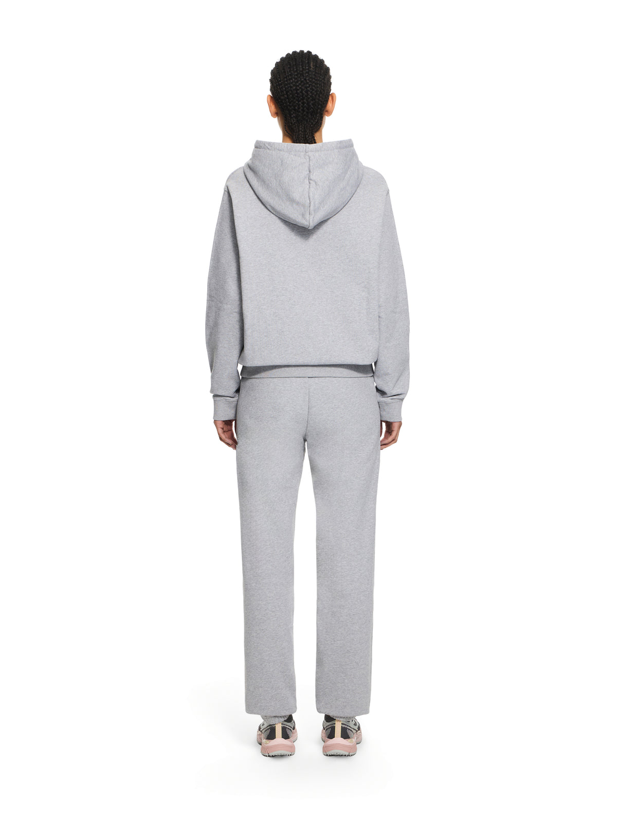 OFF WHITE Off-White Shadow Cuff Sweatpants Gray Melange-Haute Red 2CH006S26FLE001
