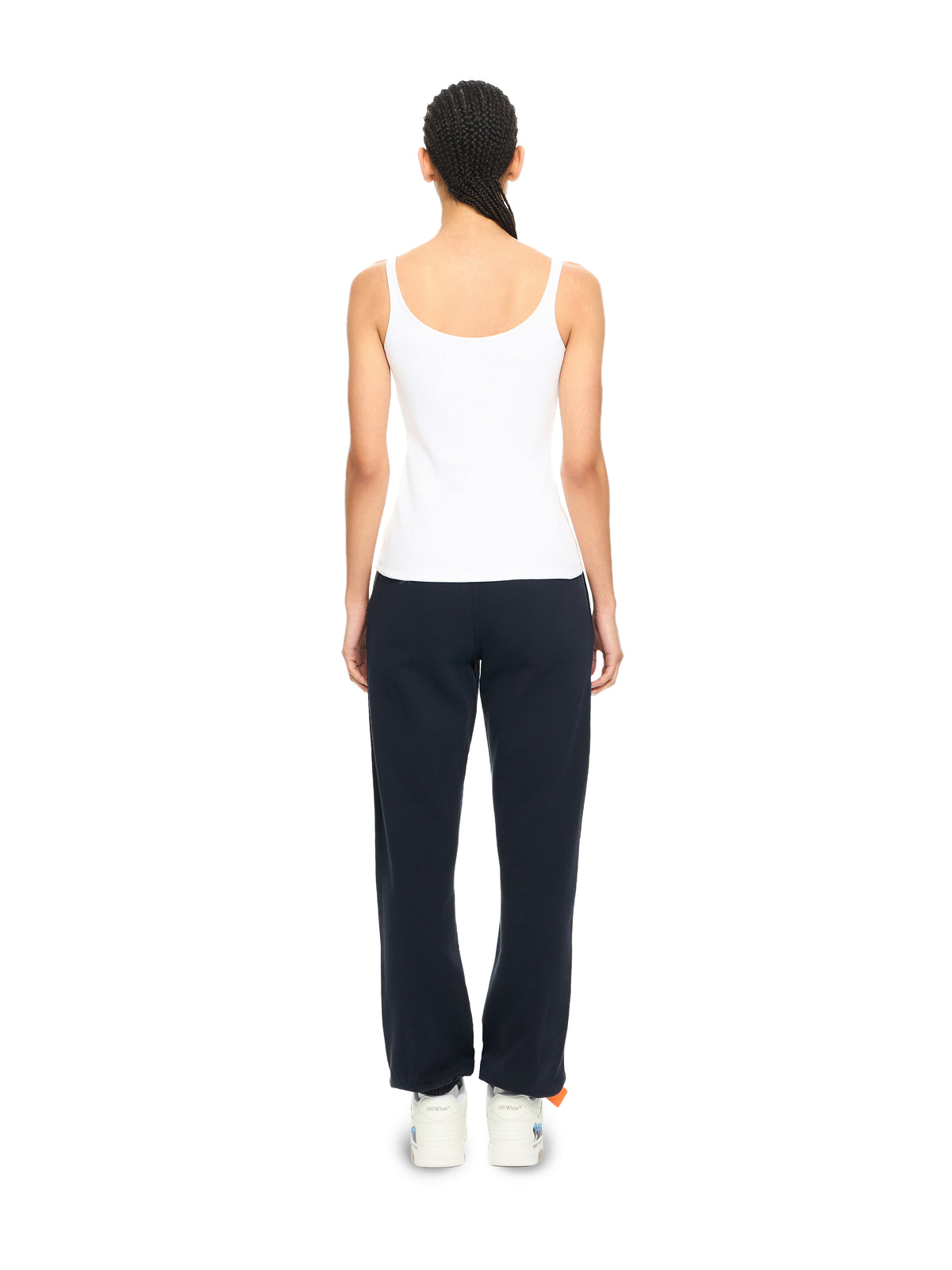 OFF WHITE Royal Patch Cuff Sweatpants Night Sky-Haute Red 2CH006S26FLE002