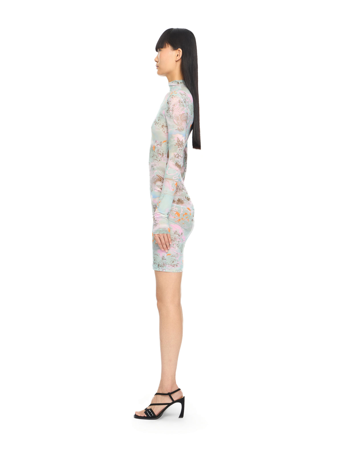 OFF WHITE Light Jersey Storytel Dress Storytelling-Persimmon Orange 2DB55TS26JER001