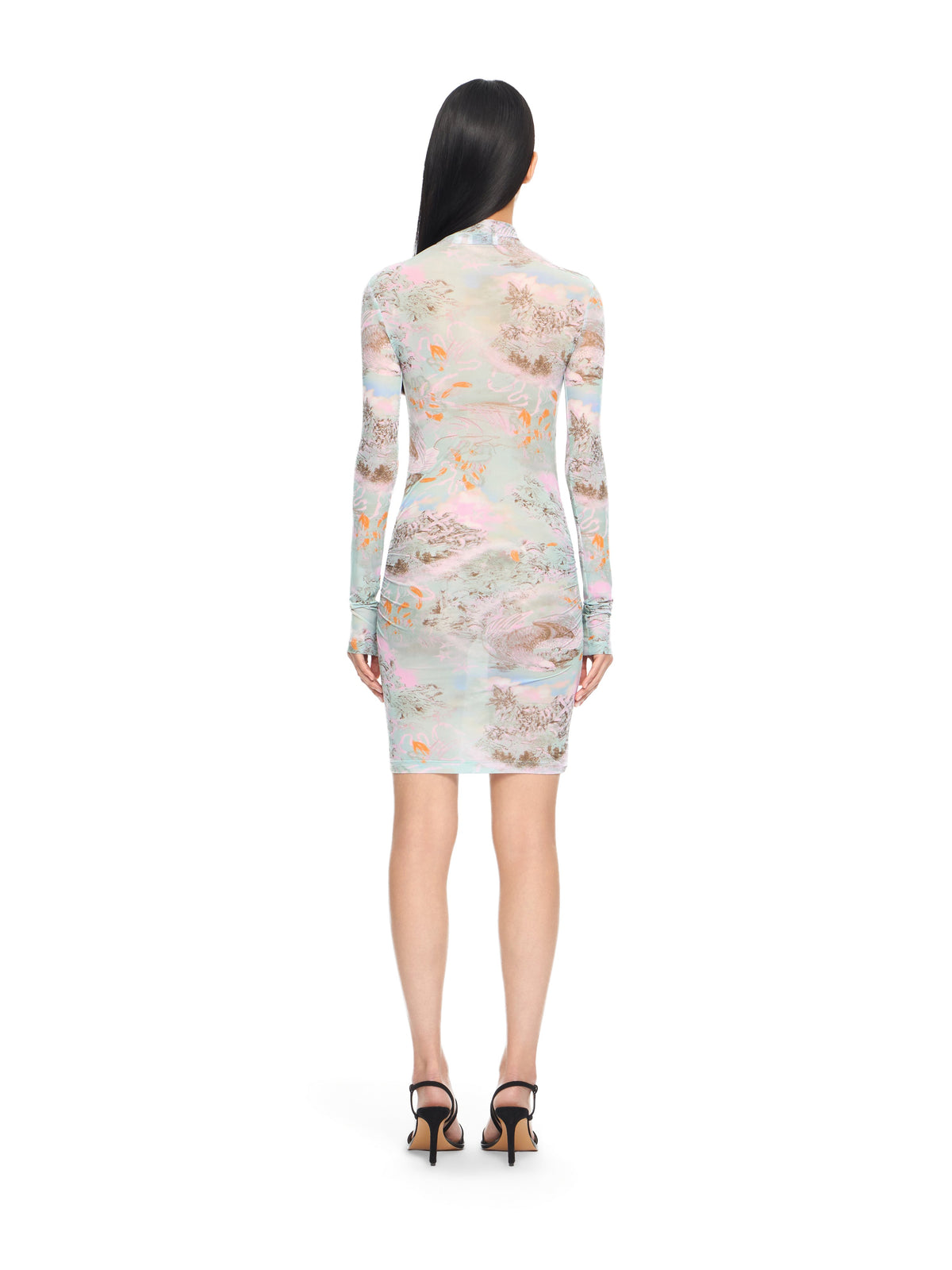 OFF WHITE Light Jersey Storytel Dress Storytelling-Persimmon Orange 2DB55TS26JER001