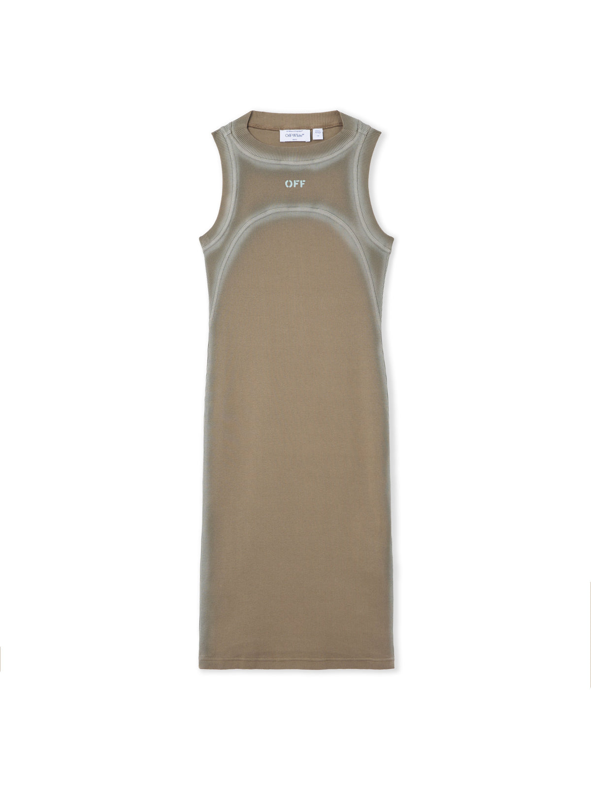 OFF WHITE Spray Off Stamp Ribbed Round Dress Fungi-Surf Spray 2DB57FS26JER001