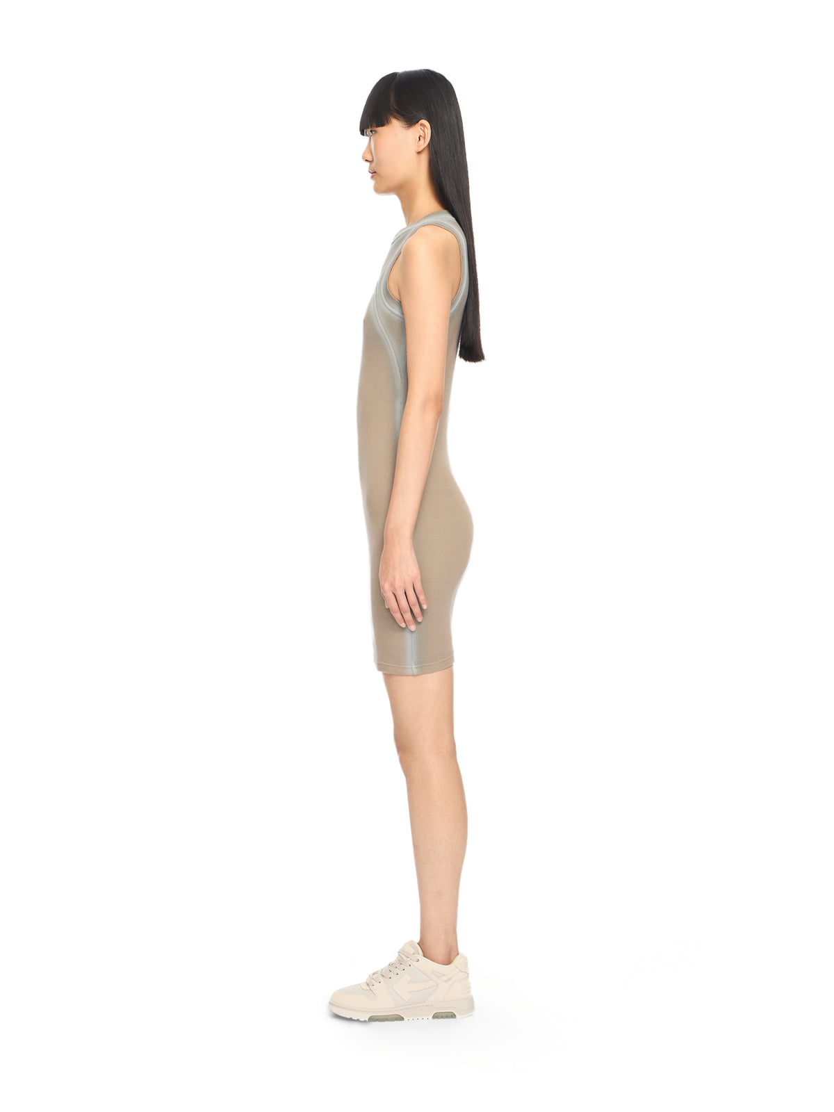 OFF WHITE Spray Off Stamp Ribbed Round Dress Fungi-Surf Spray 2DB57FS26JER001