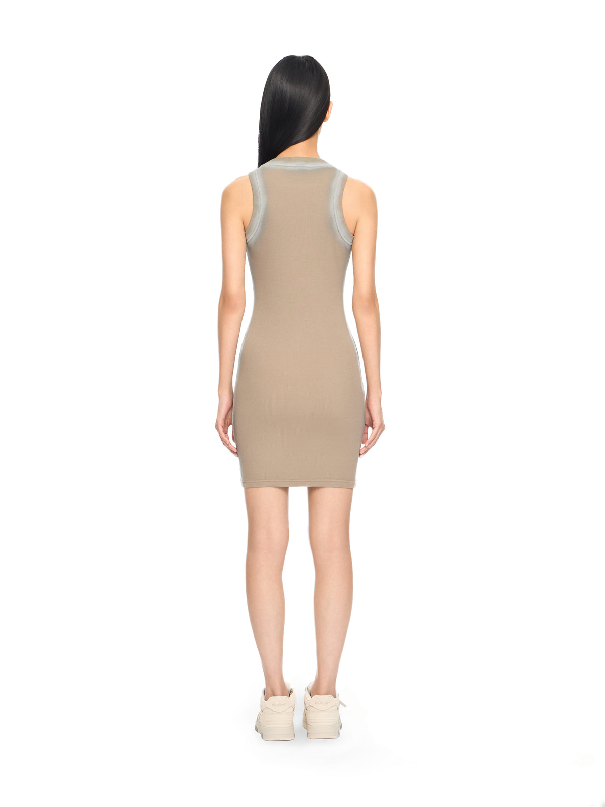 OFF WHITE Spray Off Stamp Ribbed Round Dress Fungi-Surf Spray 2DB57FS26JER001