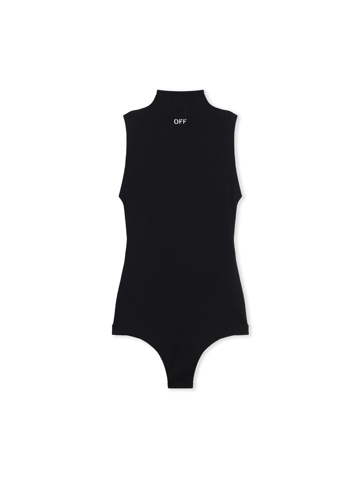 Off Stamp Ribbed Bodysuit