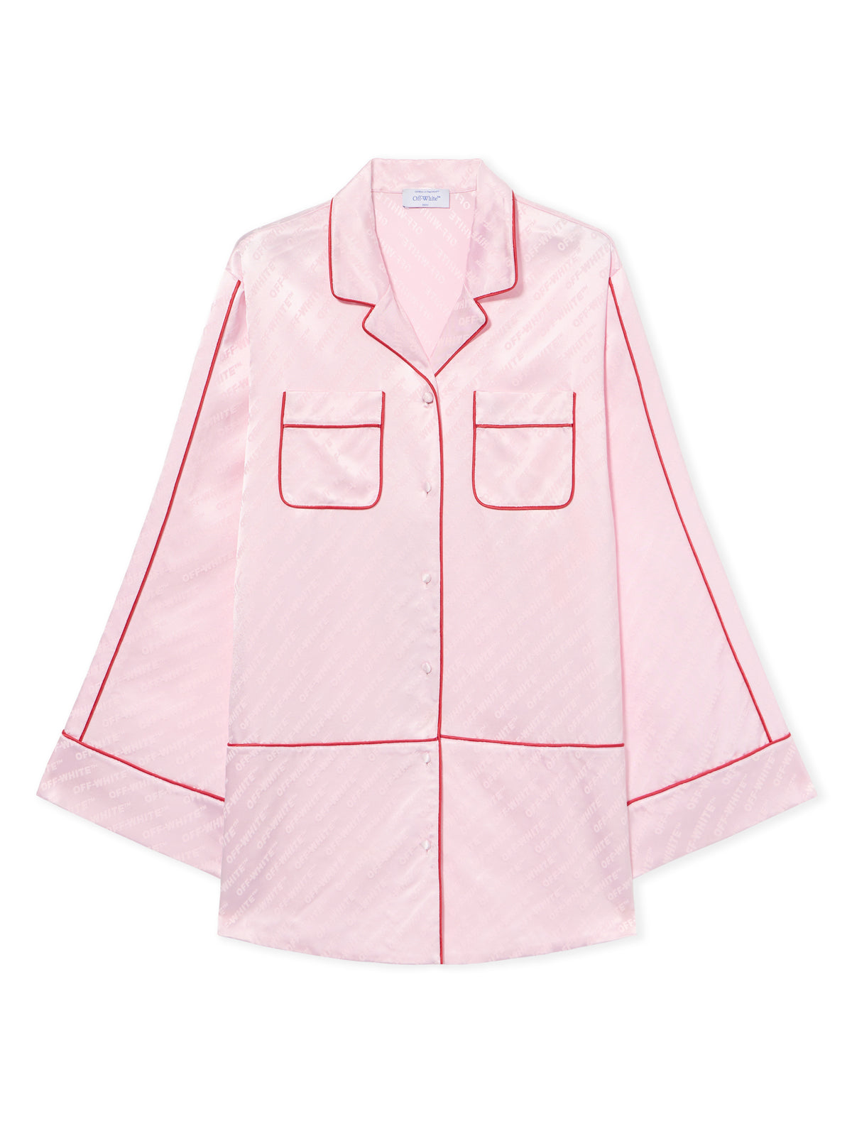 Jacquard Off-White Satin New Roxy Pajama Dress