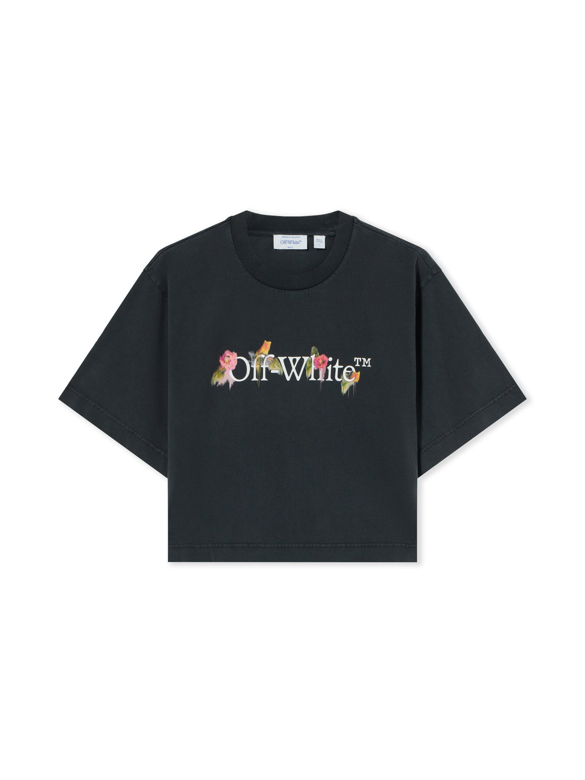 Bookish Flower Crop Tee
