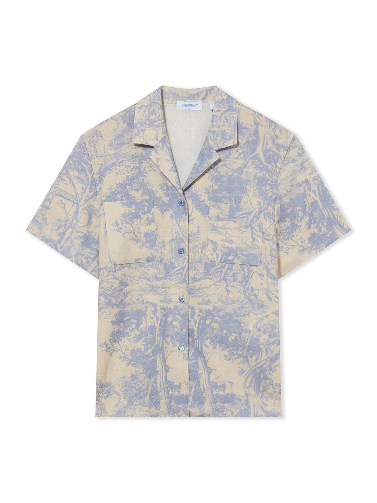 City Nature Linen Ss Pajama Shirt