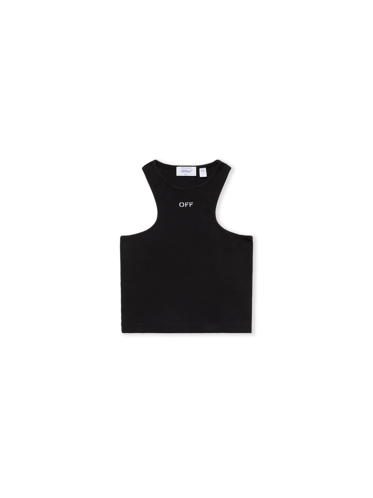 Off Stamp Rib Rowing Top
