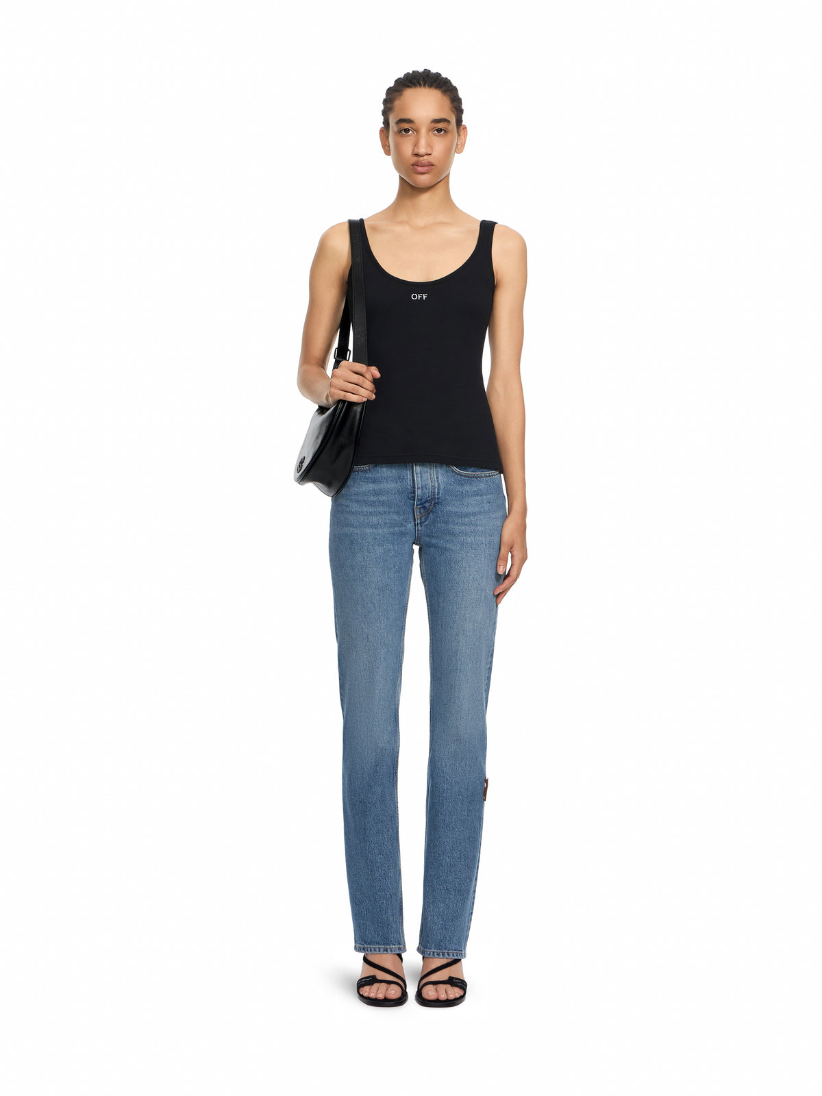 Off Stamp Rib Tank Top
