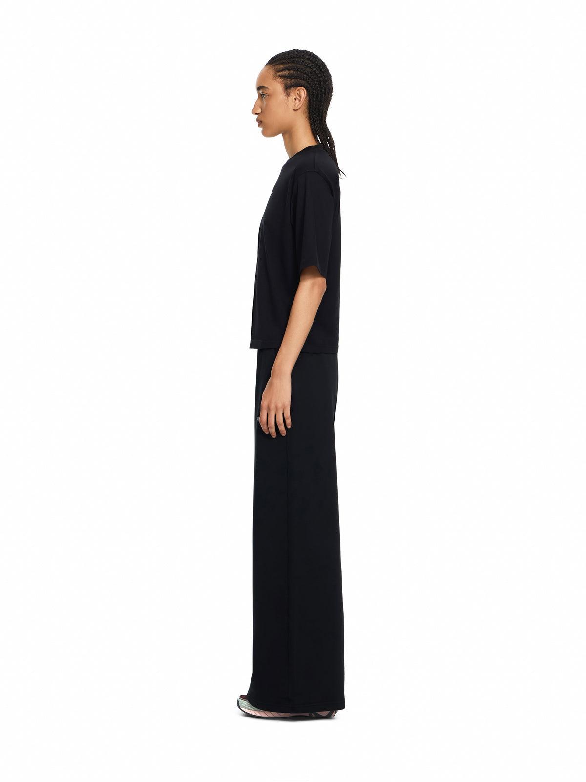 OFF WHITE Statement Boxy Tee Black-White 2FA00675T