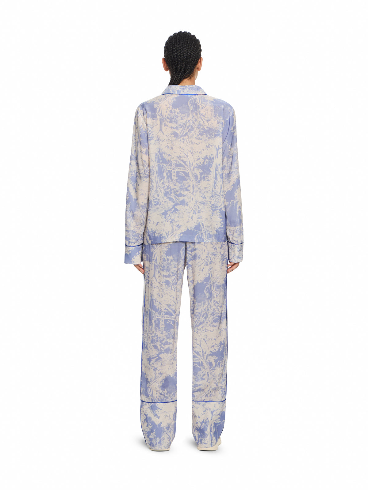 OFF WHITE City Nature Habutai Pajama Shirt Ivory Heather 2FB00557T