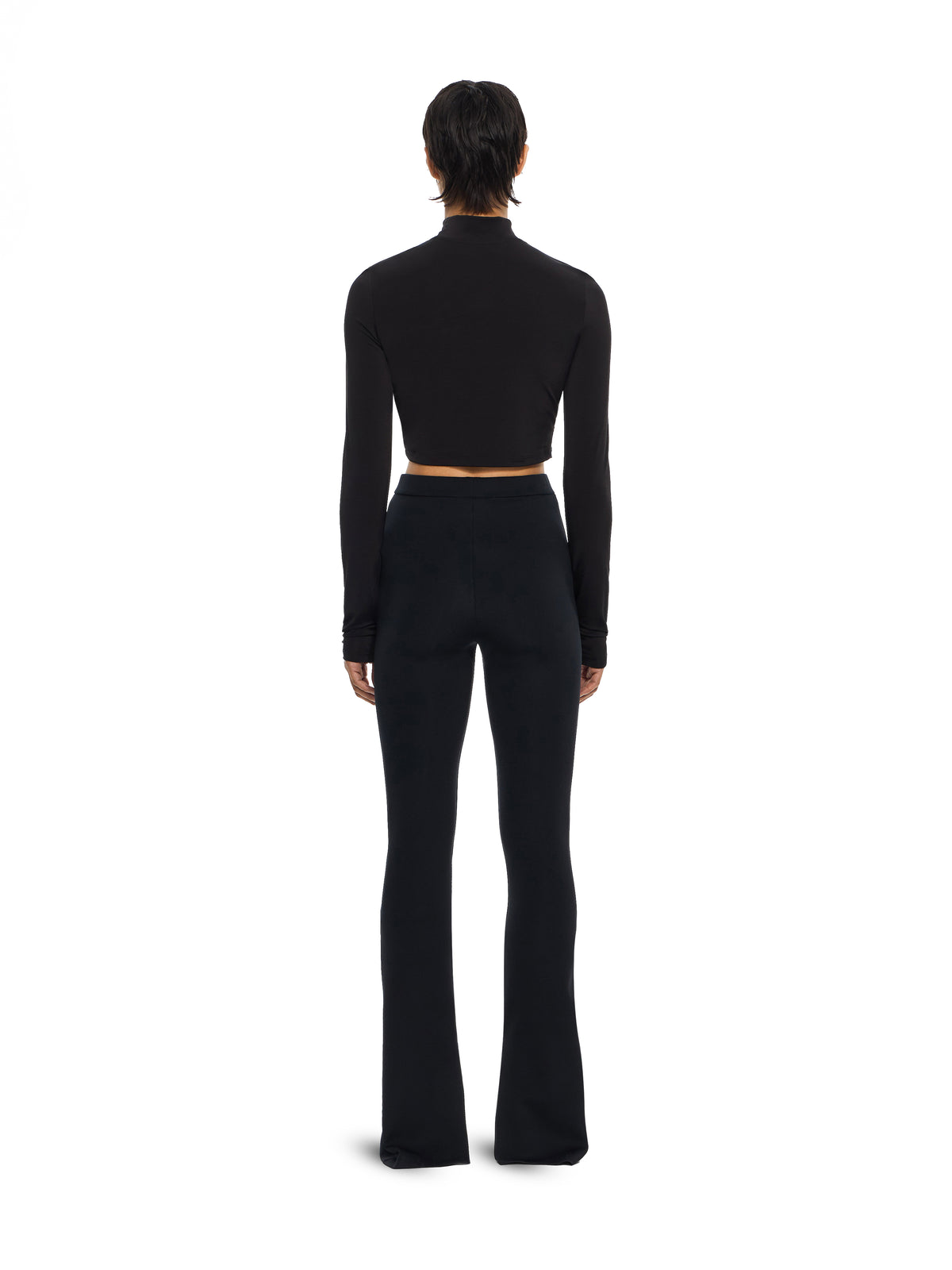 OFF WHITE Off Stamp Sec Skin Crop Turtle Black-White 2FB00628T