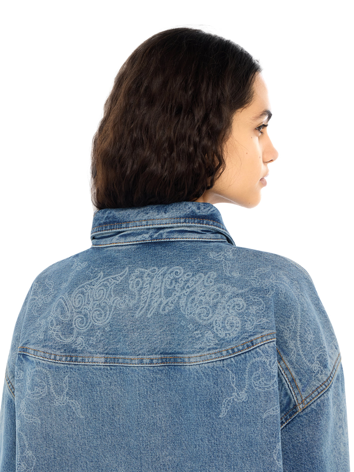 Paisley Denim Lover Shirt Jacket
