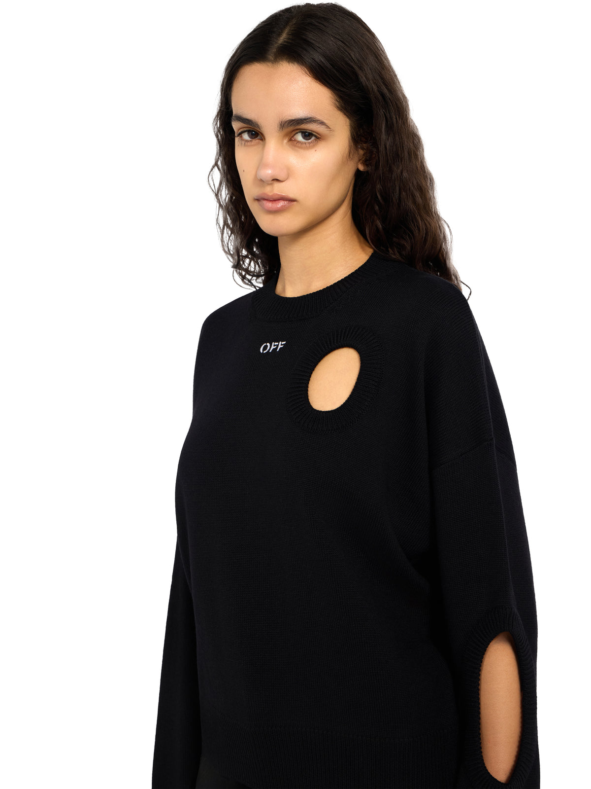 Meteor Cropped Knit Sweater