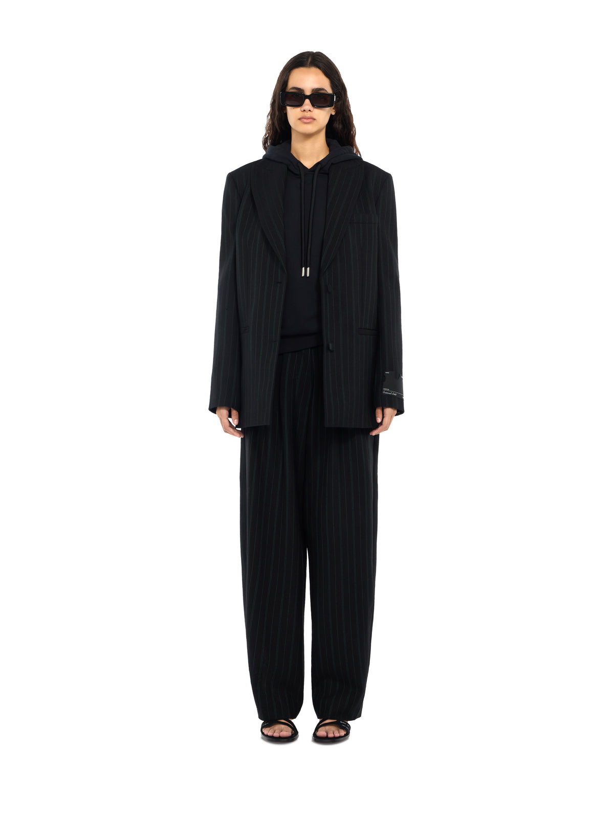 Pinstripe Tomboy Blazer