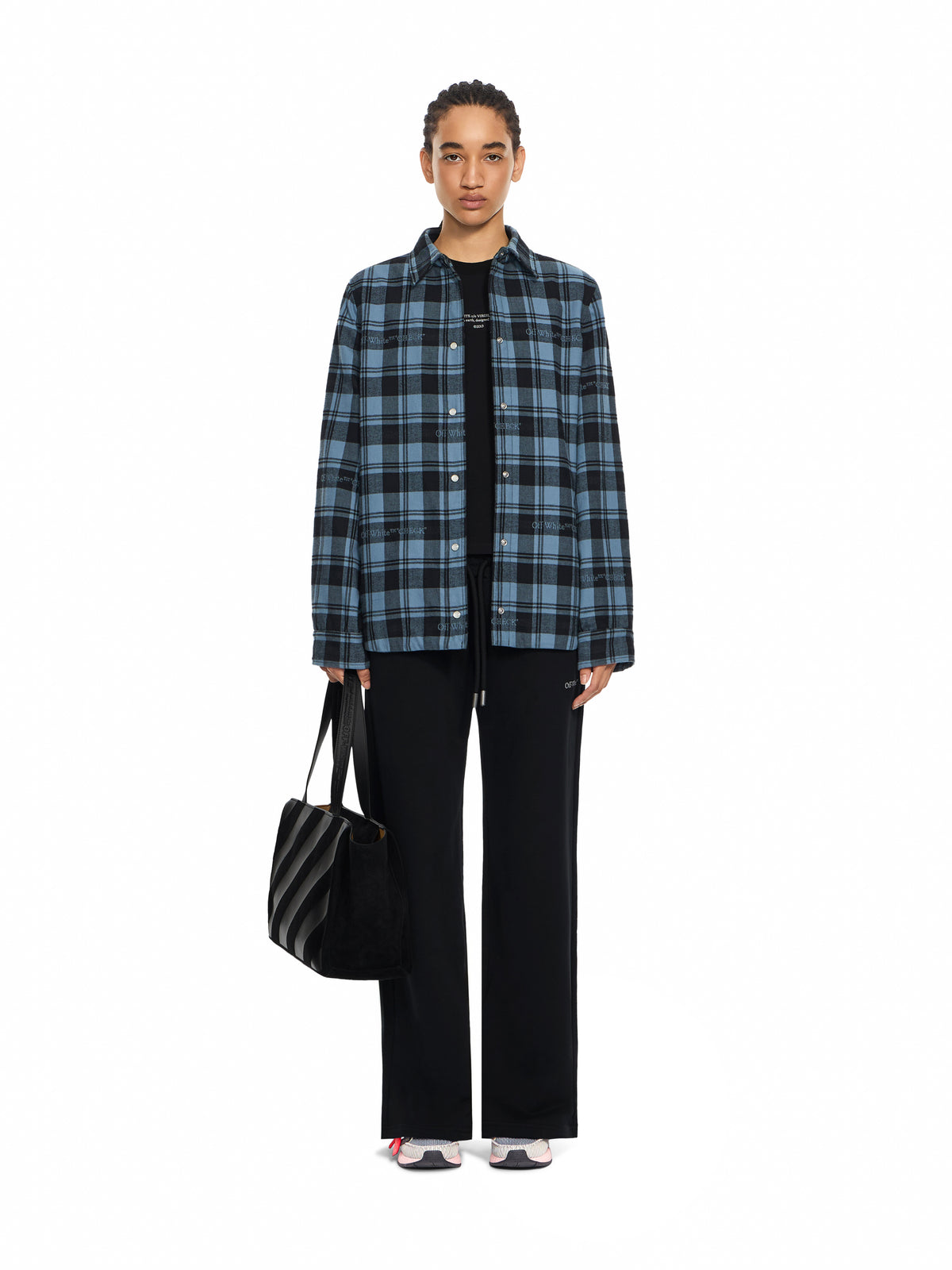 Check Flannel Padded Overshirt