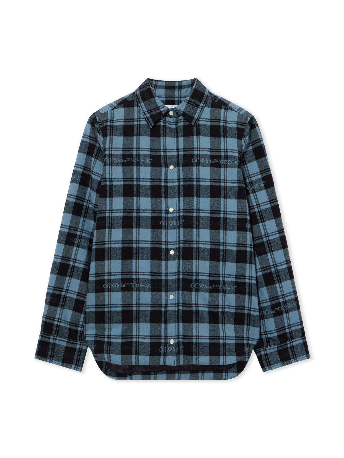 Check Flannel Padded Overshirt