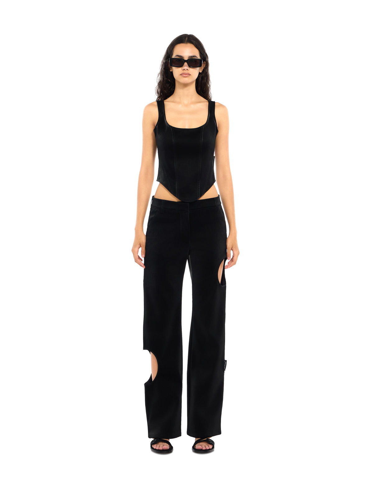 Velvet-Coated Meteor Pants