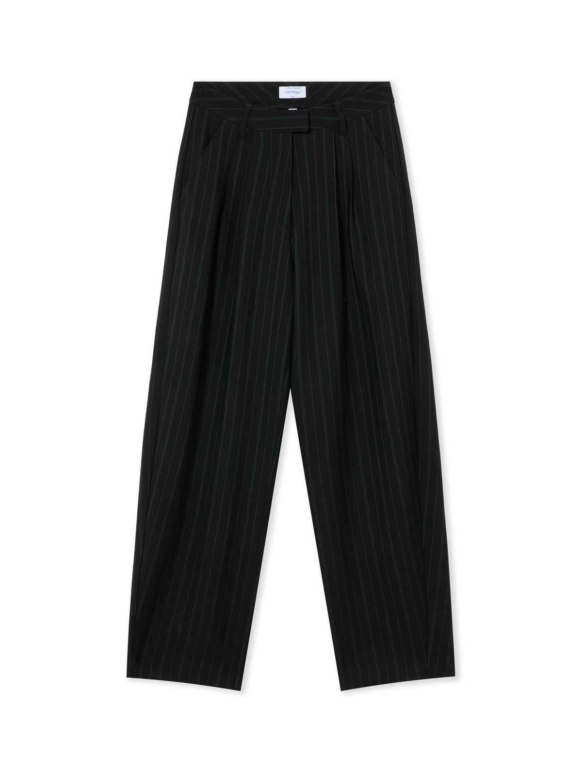 OFF WHITE Pinstripe Balloon Pants Black Hemloch 2FH00356B