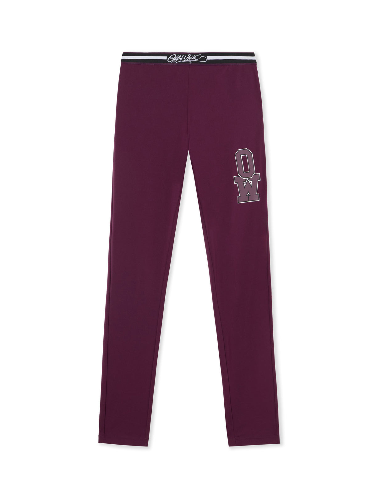 OFF WHITE College Band Logo Leggings Port Royal Dark Sapphire 2FH00390B