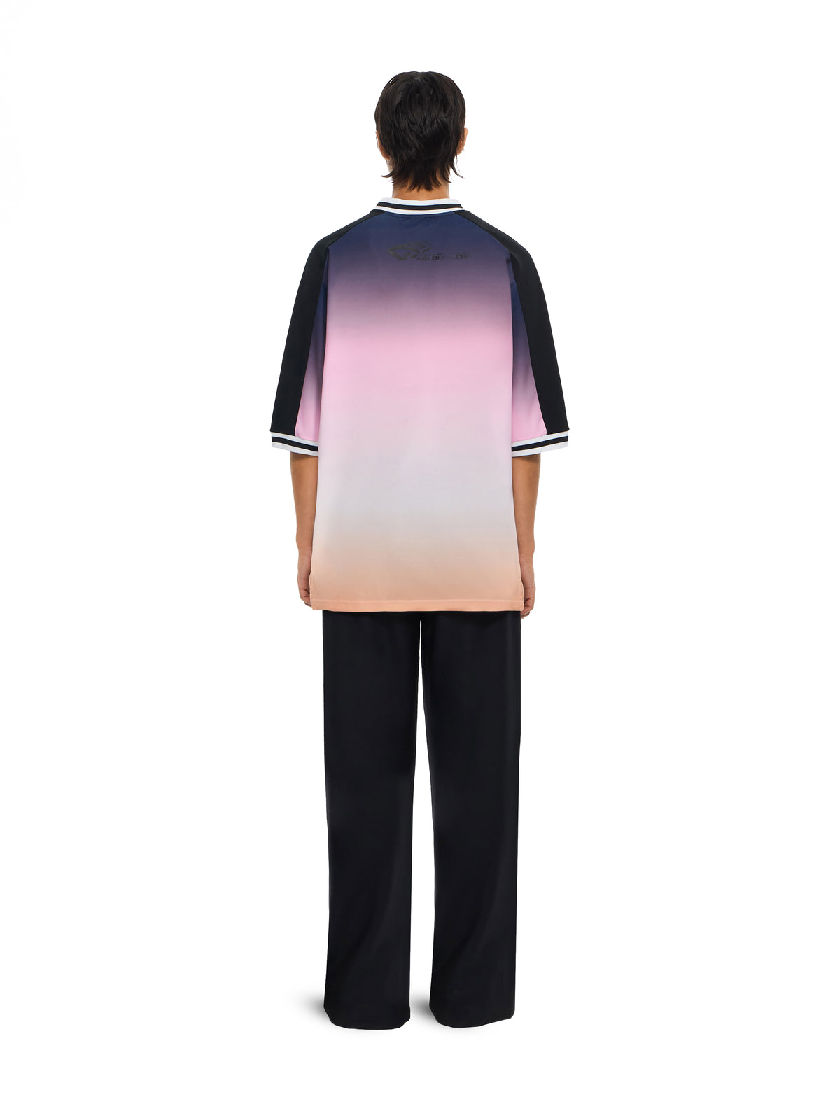 OFF WHITE Light Wool Corporate Toybox Trousers Black-White 2FH00598B