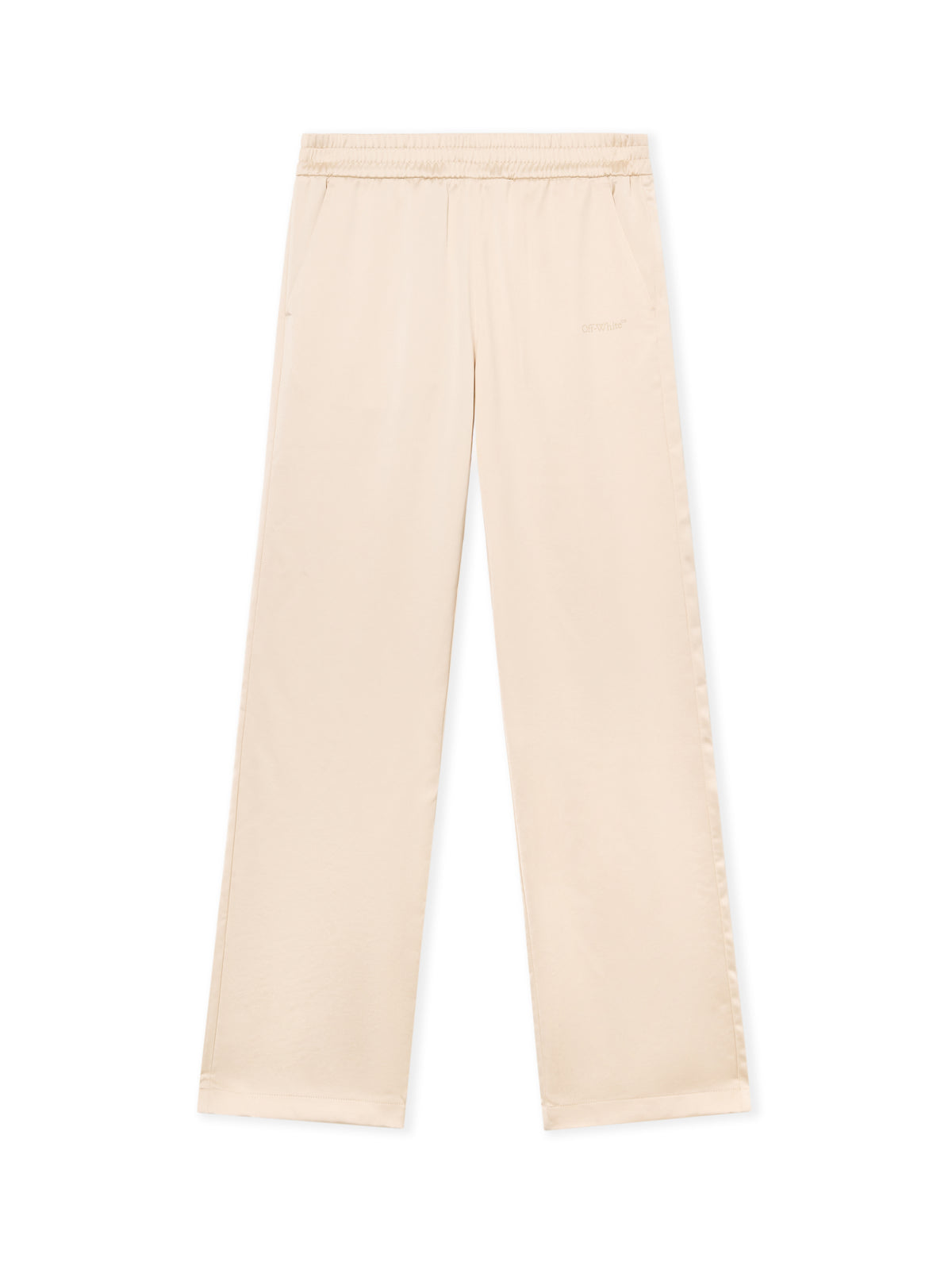 Diagonals Lace Satin Track Pants