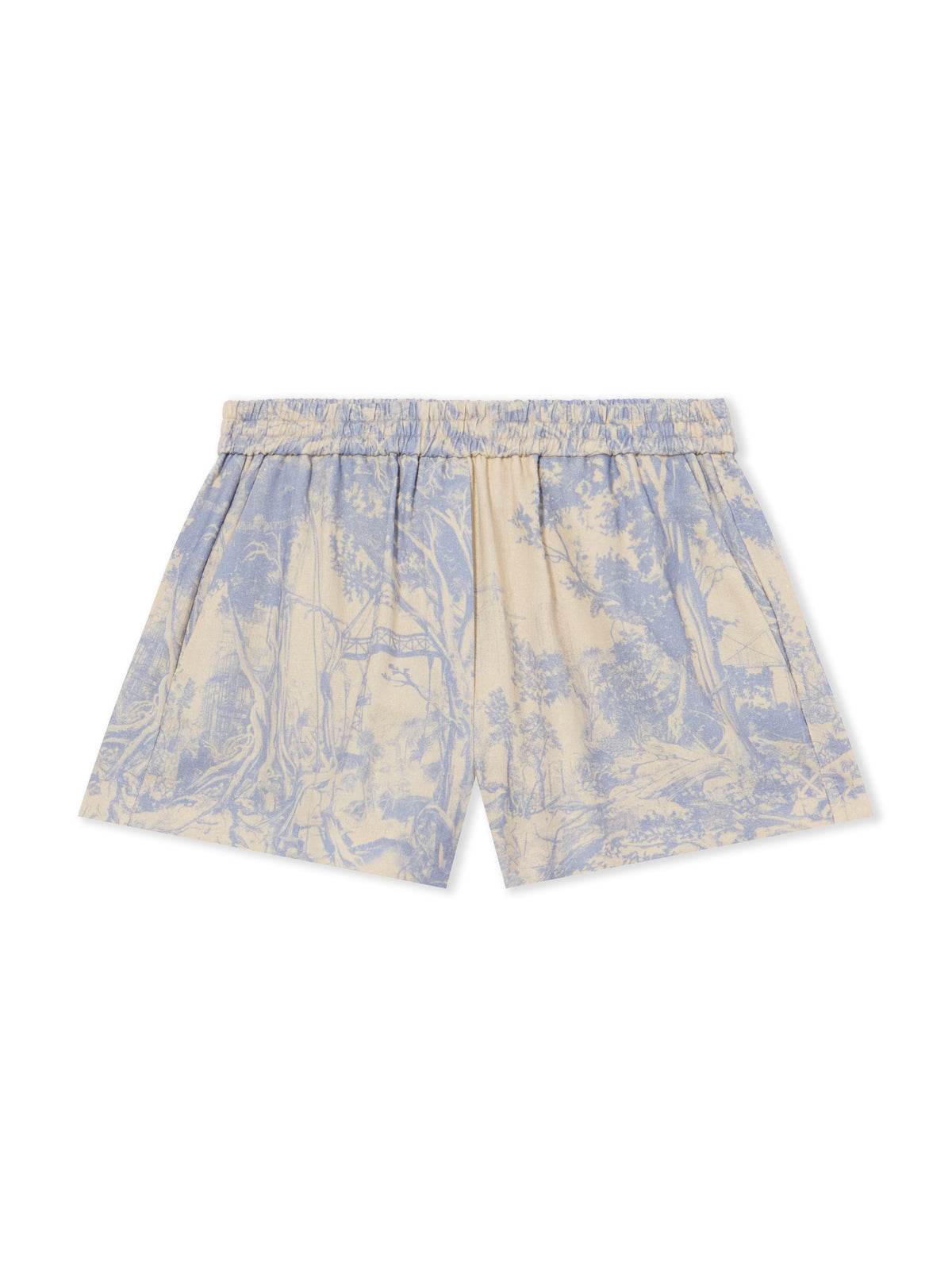 OFF WHITE City Nature Linen Pajama Shorts Ivory Heather 2FJ00546B