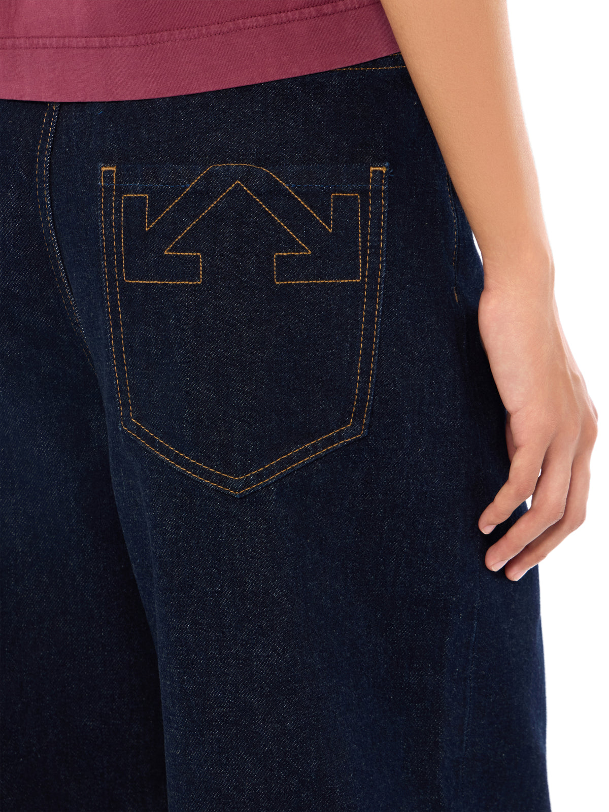 OFF WHITE Balloon Denim Pants Raw Indigo Raw Indigo 2FM00580B
