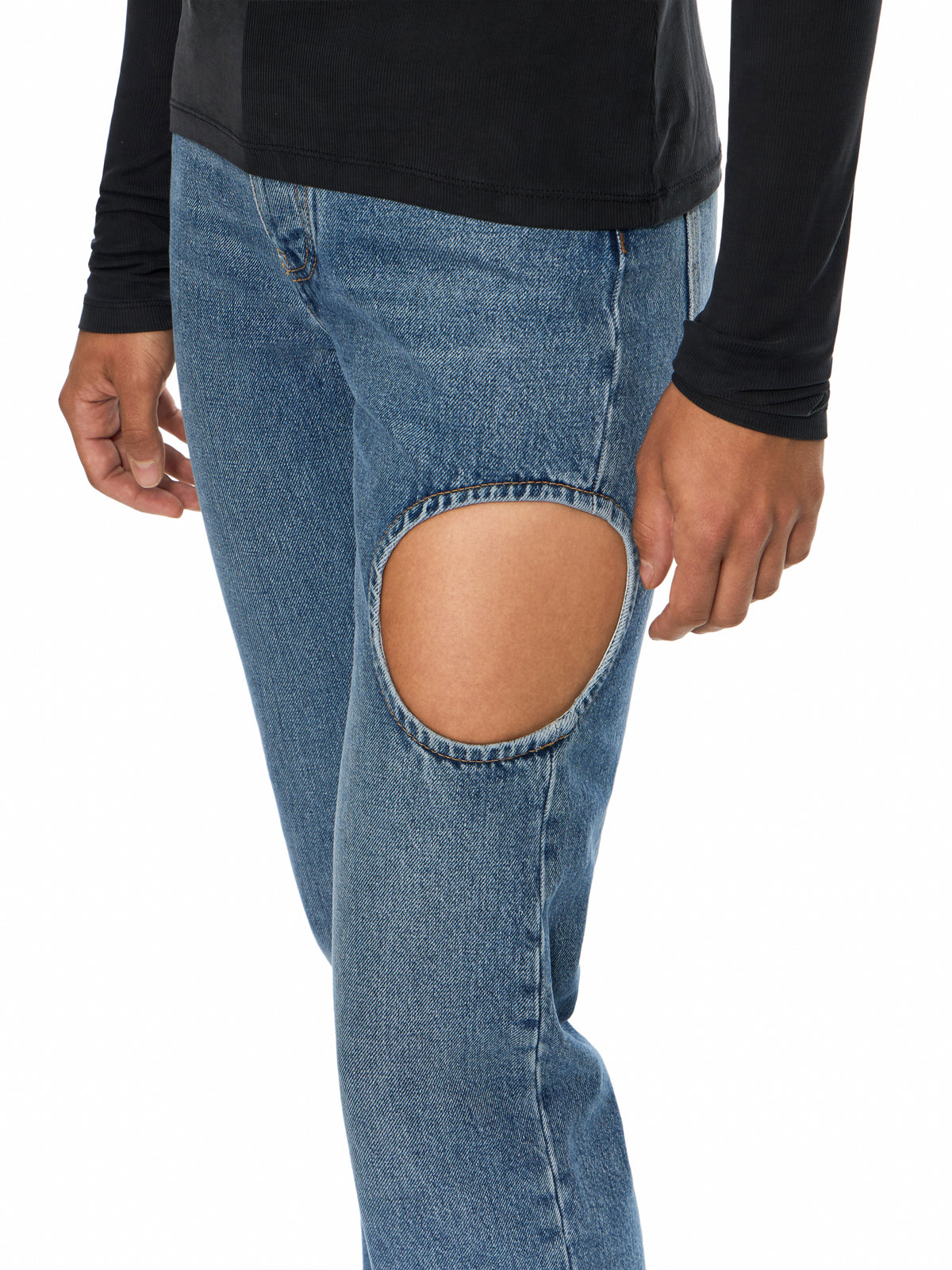 OFF WHITE Meteor Denim Pants Light Medium Blue Light Medium Blue 2FM00597B