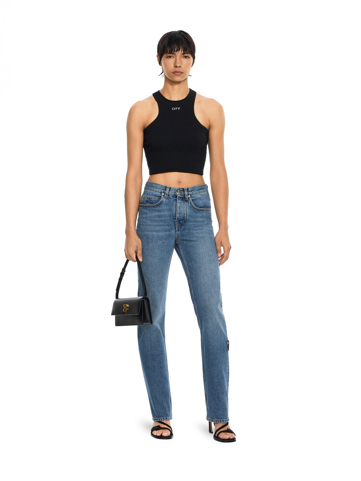 OFF WHITE Venus Denim Pants Light Medium Blue Light Medium Blue 2FM01820B