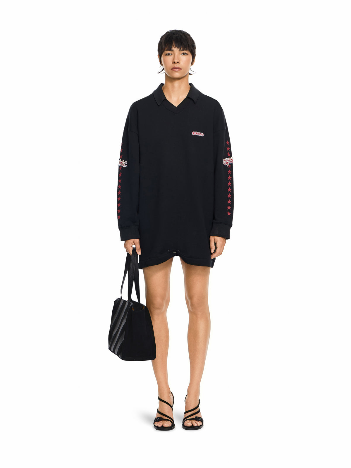 Off White Star Polo Sweatdress