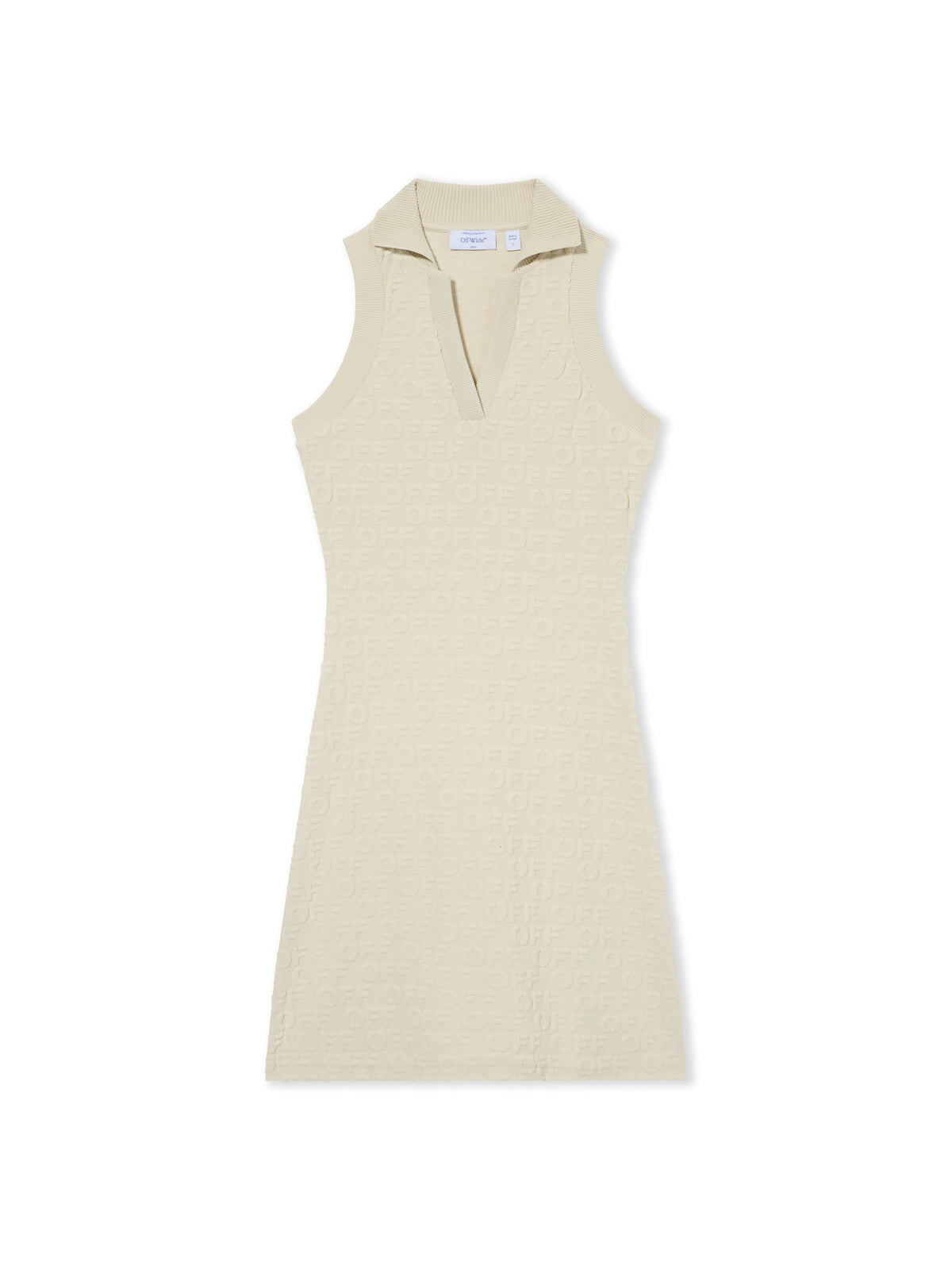 Terry Off Polo Dress