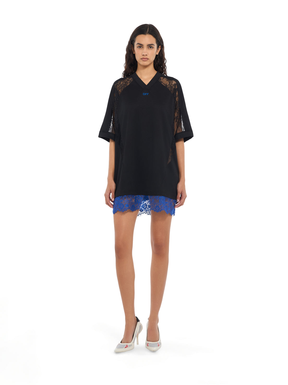 Lace Soccer T-Shirt Dress