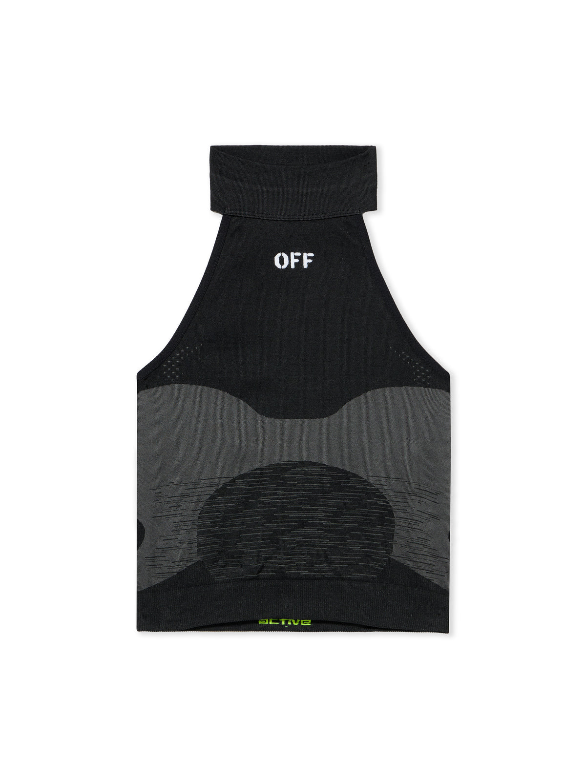OFF WHITE Racing Seamless Top Black-White 2VO05RS26KNI001