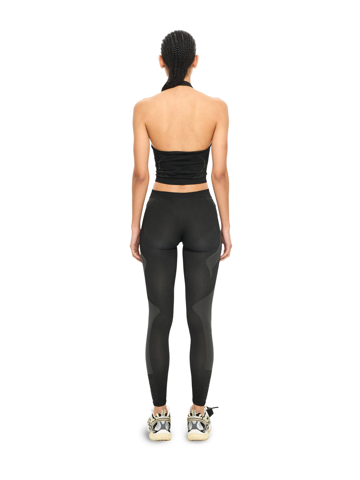 OFF WHITE Racing Seamless Top Black-White 2VO05RS26KNI001