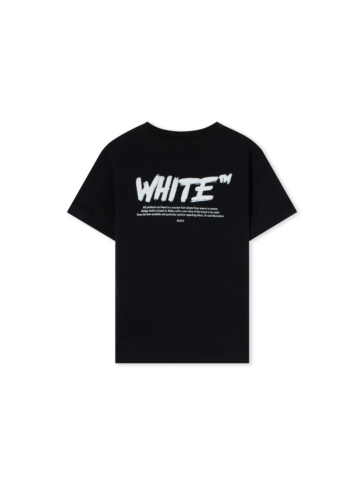OFF WHITE Shared Logo Short Sleeve T-Shirt BLACK 44BAA002F26J002