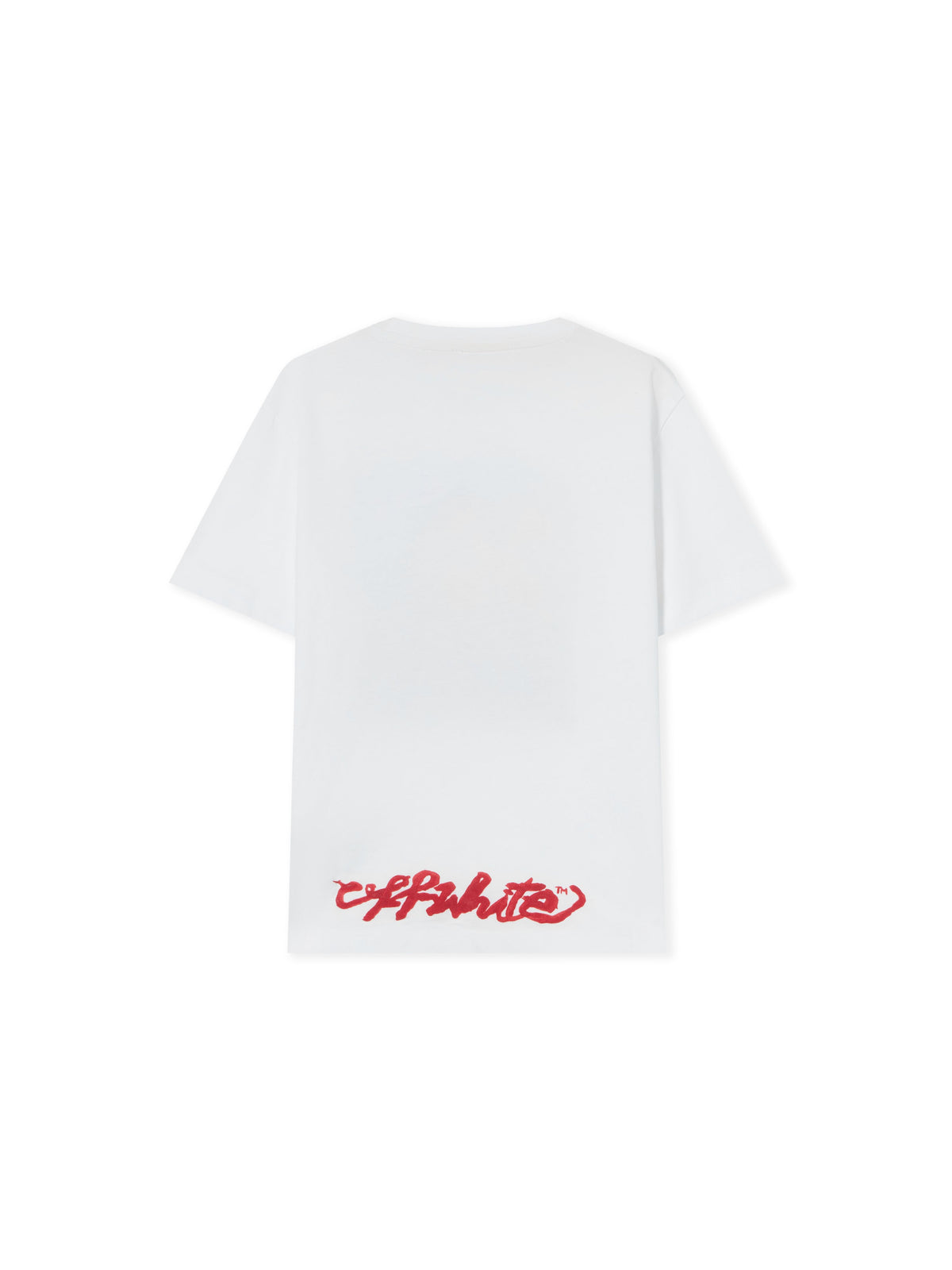 OFF WHITE Arrow Painting Short Sleeve T-Shirt WHITE 44BAA002F26J003