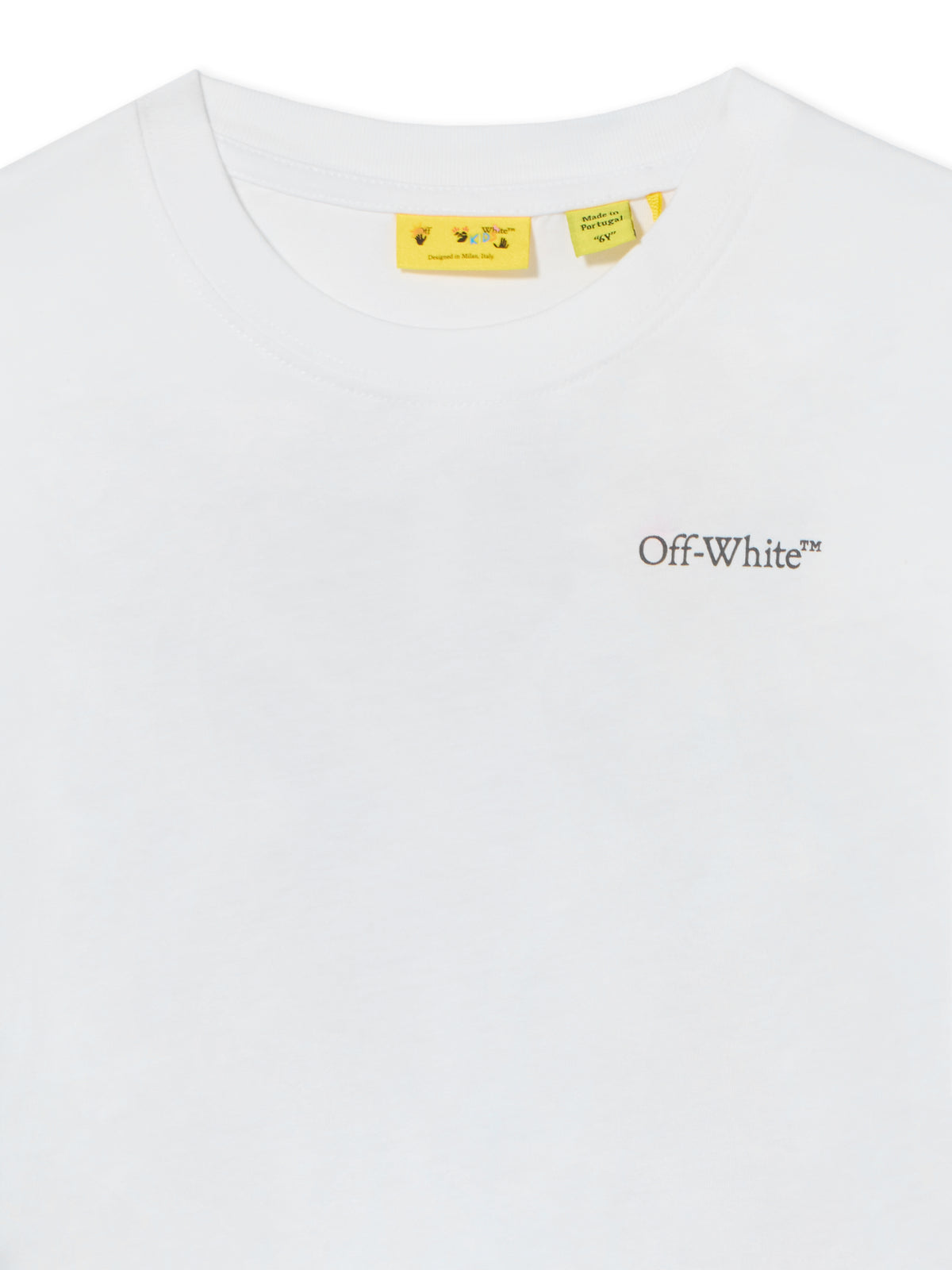OFF WHITE Arrow Monogram Short Sleeve T-Shirt WHITE 44BAA002F26J004
