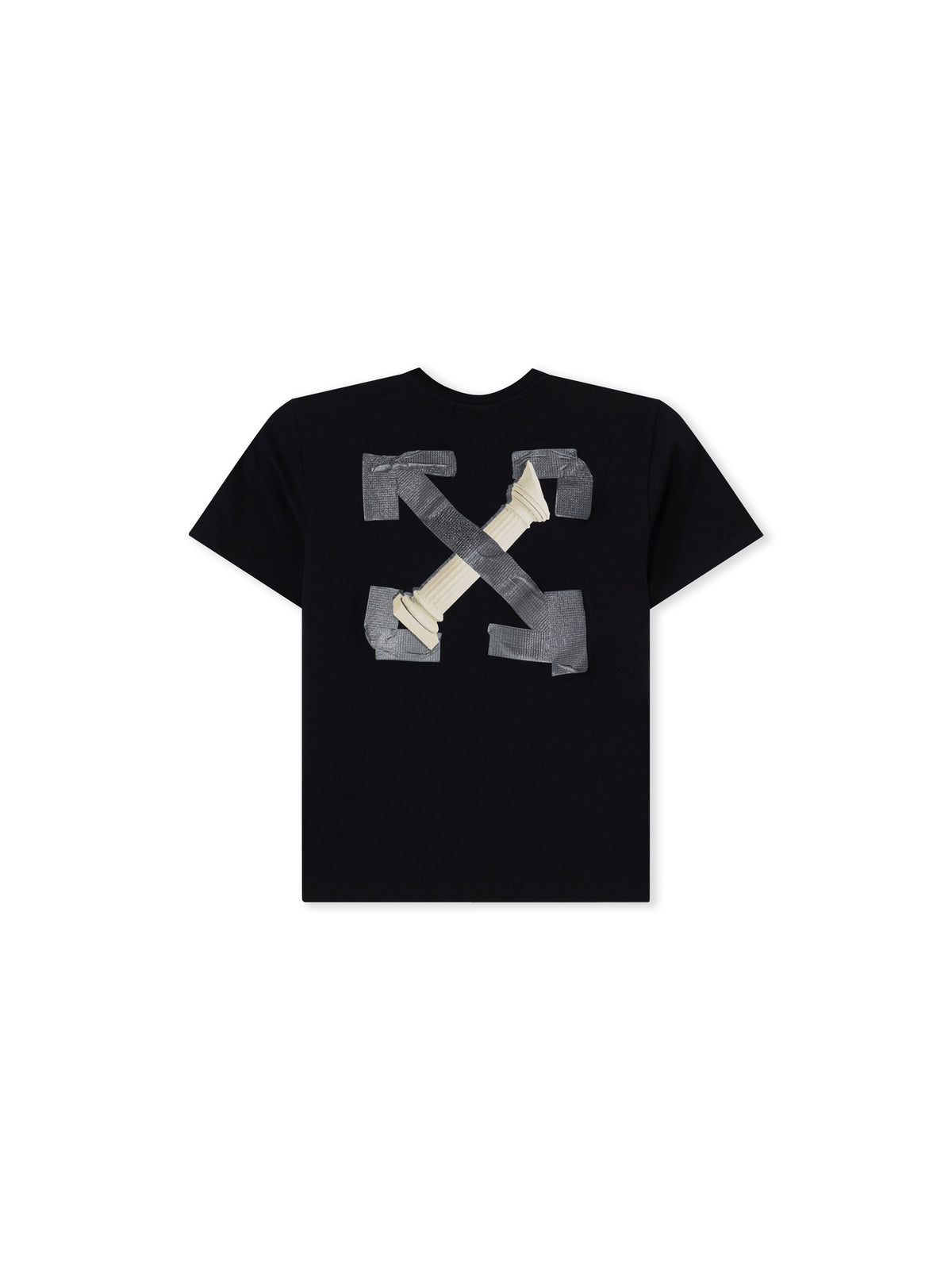 OFF WHITE Arrow Tape T-Shirt BLACK 44BAA002F26J005