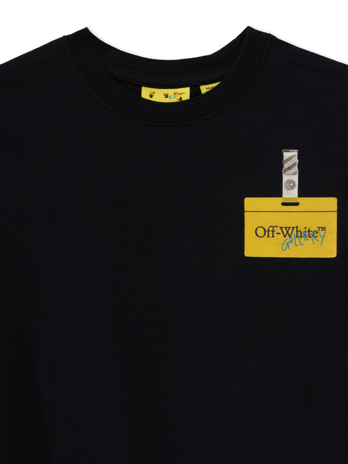 OFF WHITE Arrow Tape T-Shirt BLACK 44BAA002F26J005