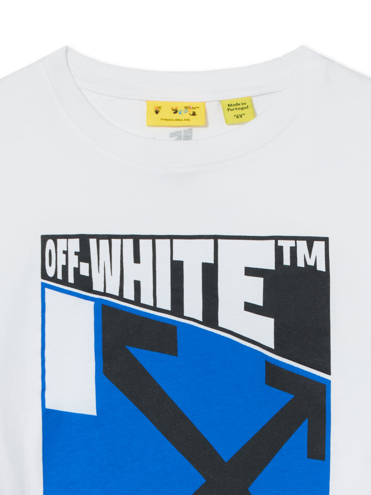 OFF WHITE Arrow Constructive Short Sleeve T-Shirt WHITE 44BAA002F26J006